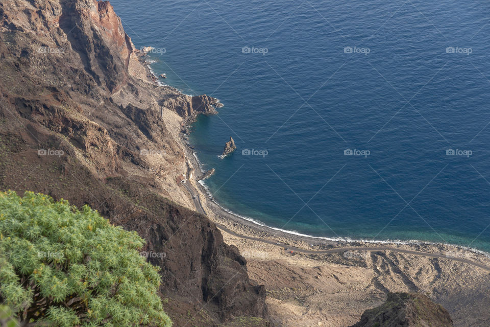 Amazing top view. Canary Islands 