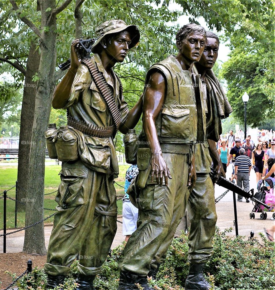 Three Soldiers Statue