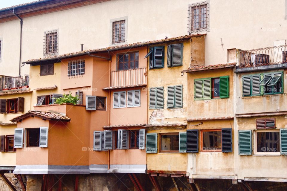 Windows . windows at Ponte Veccia, Florence
