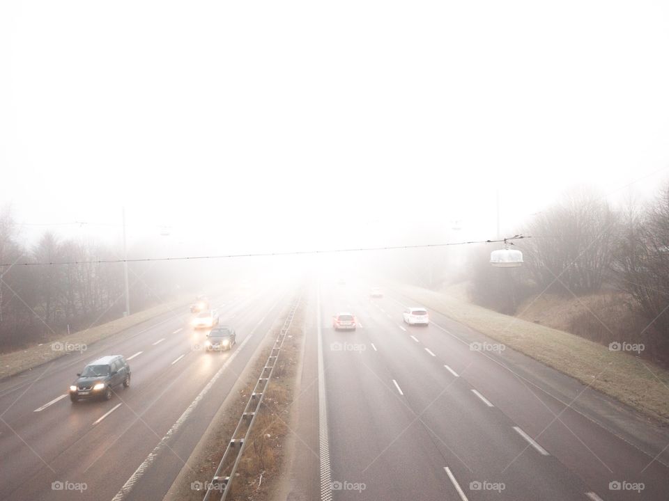 Misty roads