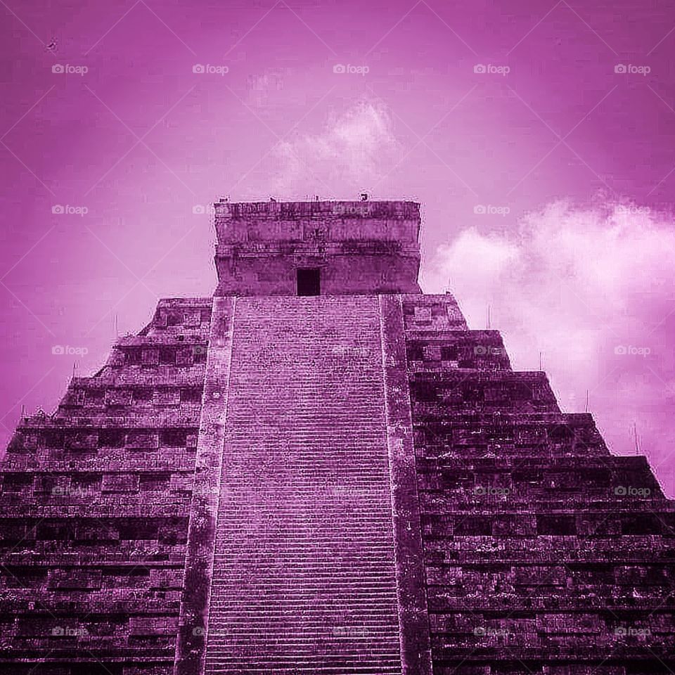 Pyramid, Architecture, Ancient, Temple, No Person