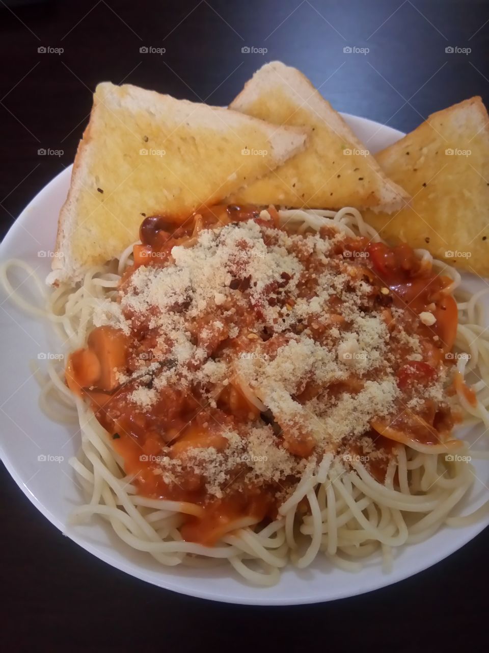 yummy homemade spaghetti