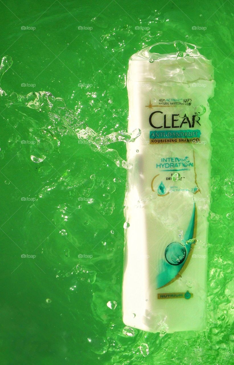 Product photography - shampoing clear 03