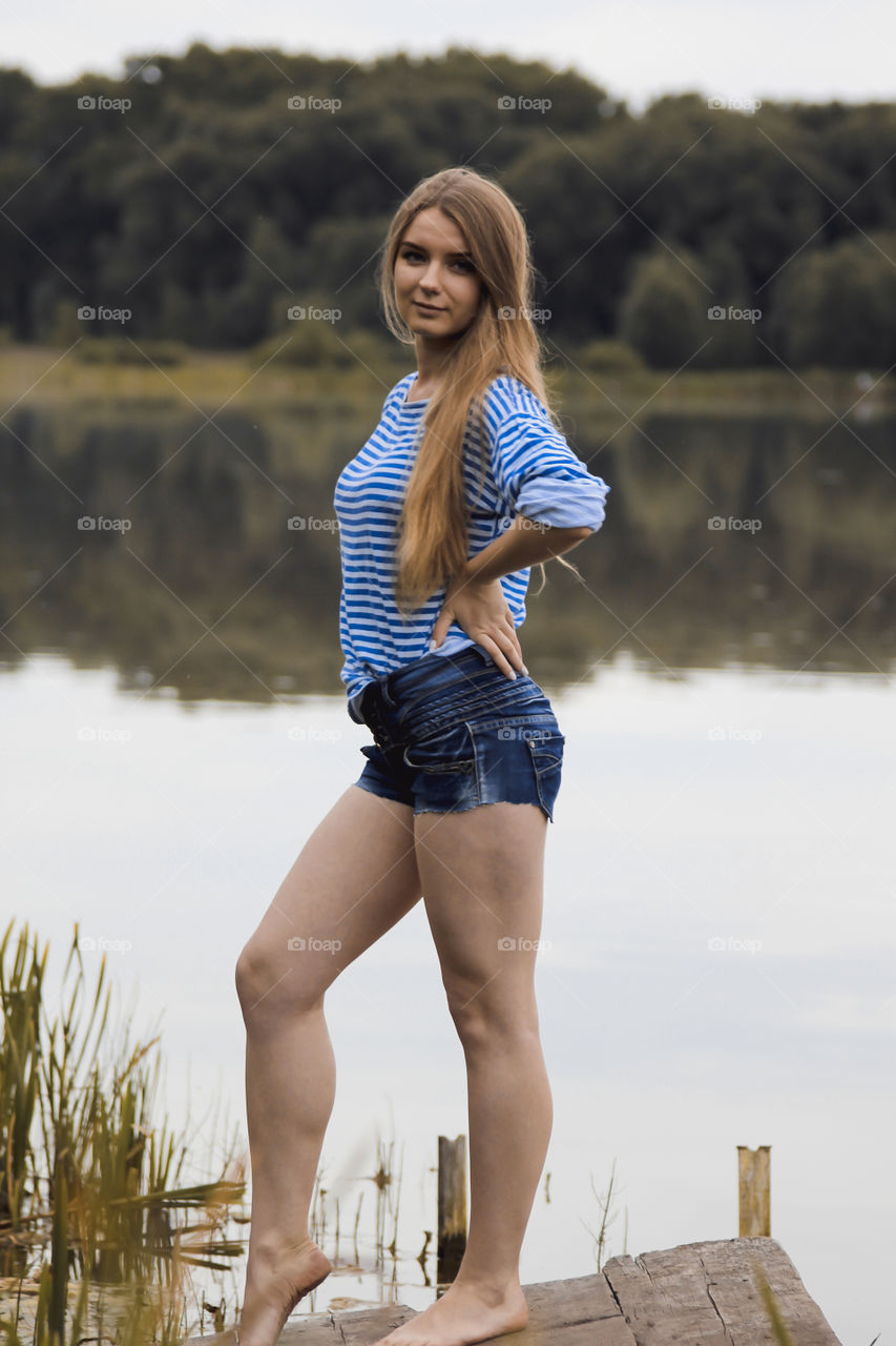 Portrait of a stylish woman