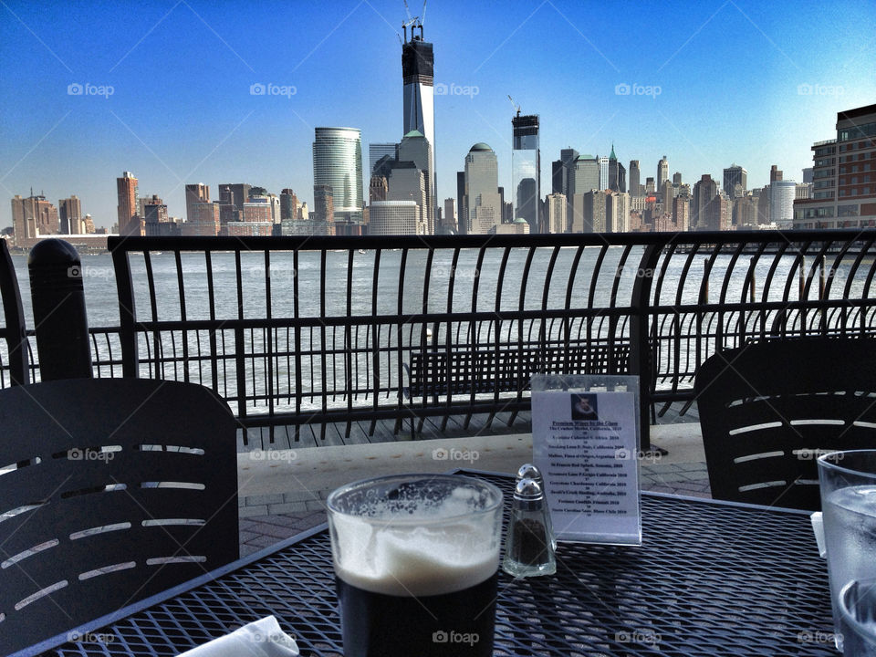 skyline view beer new york by serbachs