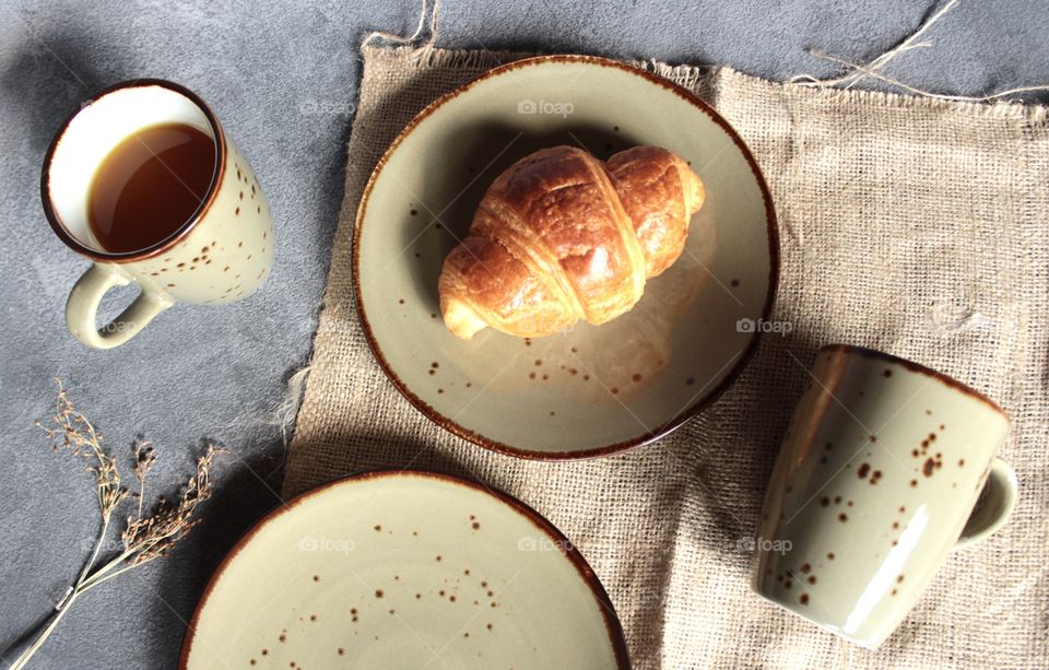 Croissant and friends for breakfast 