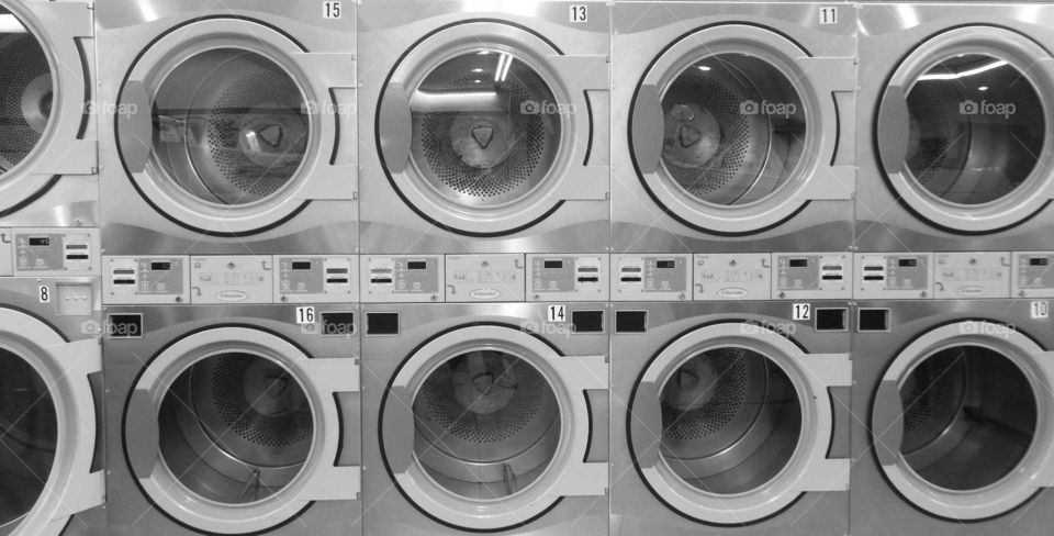 Laundry. visit to local laundromat