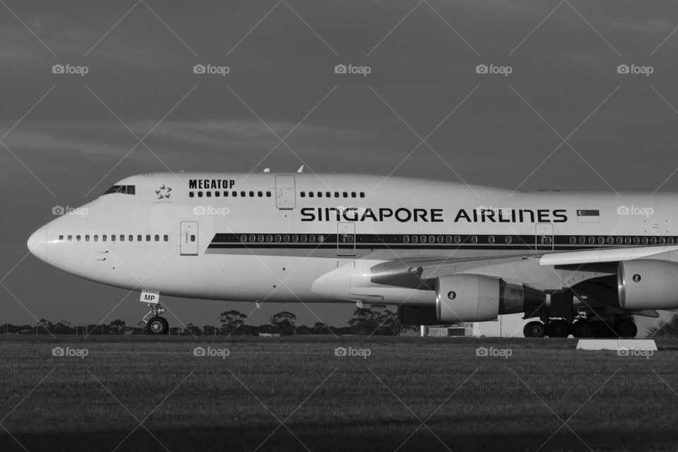 SINGAPORE AIRLINES SQ B747-400 MELBOURNE AUSTRALIA