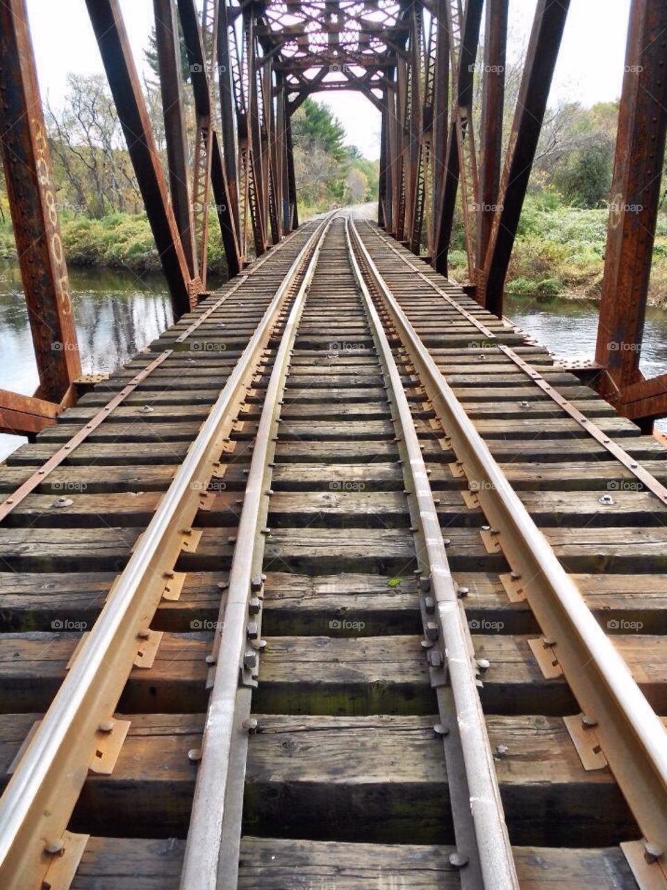 Railroad tracks
