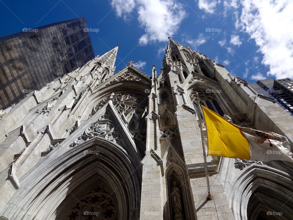 Vatican Flag at Saint Patrick's 