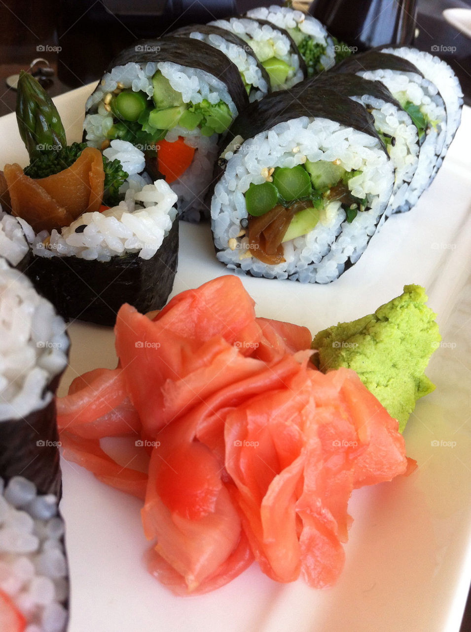 white food sushi sashimi by jjwilliamson