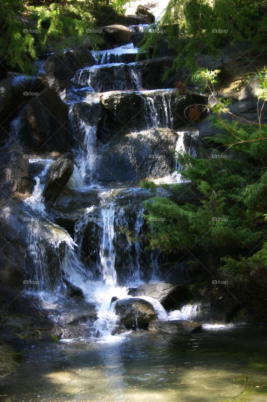 Crystal Waterfall. Crystal Waterfall