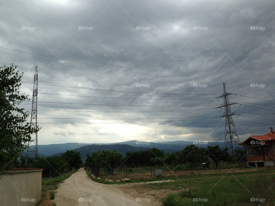sky rain cloud plovdiv by TheShaman