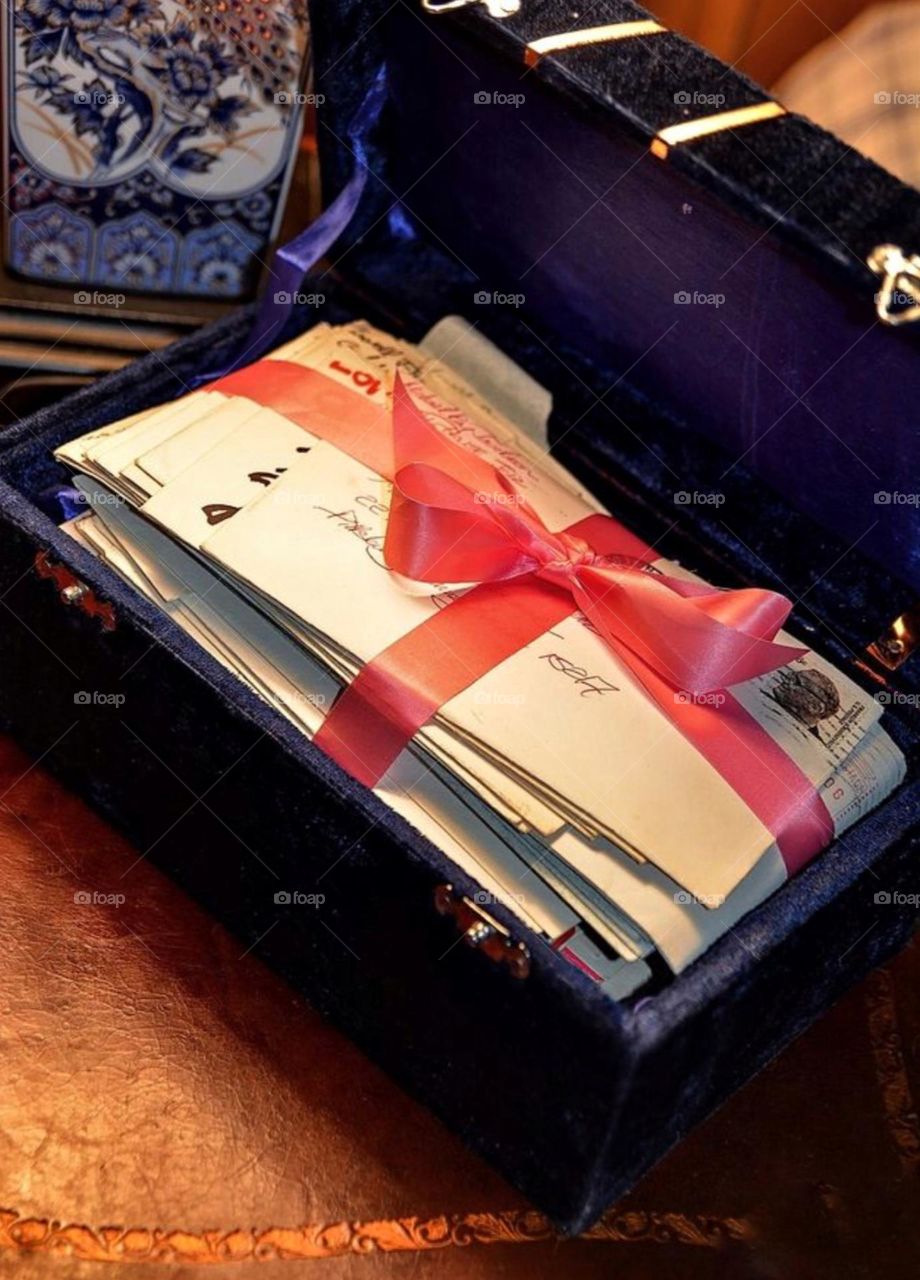 Vintage love letters