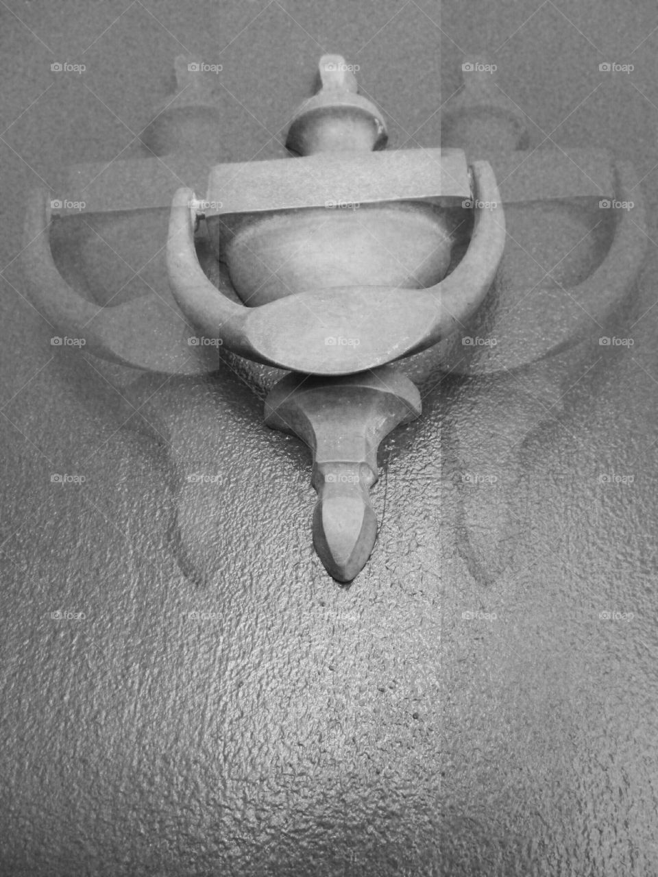 Monochromatic Door Knocker