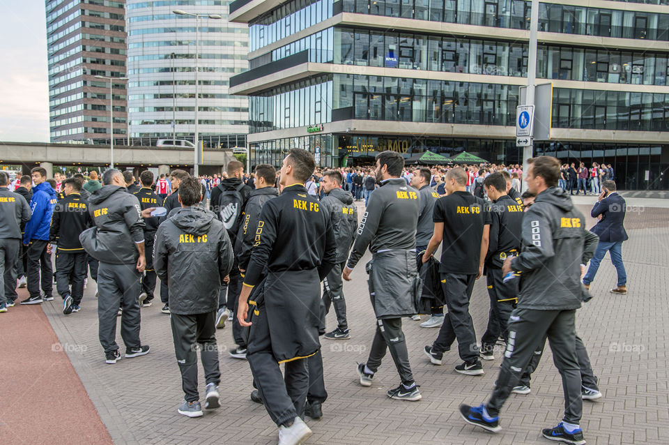 AEK Youth Team At Amsterdam The Netherlands 2018