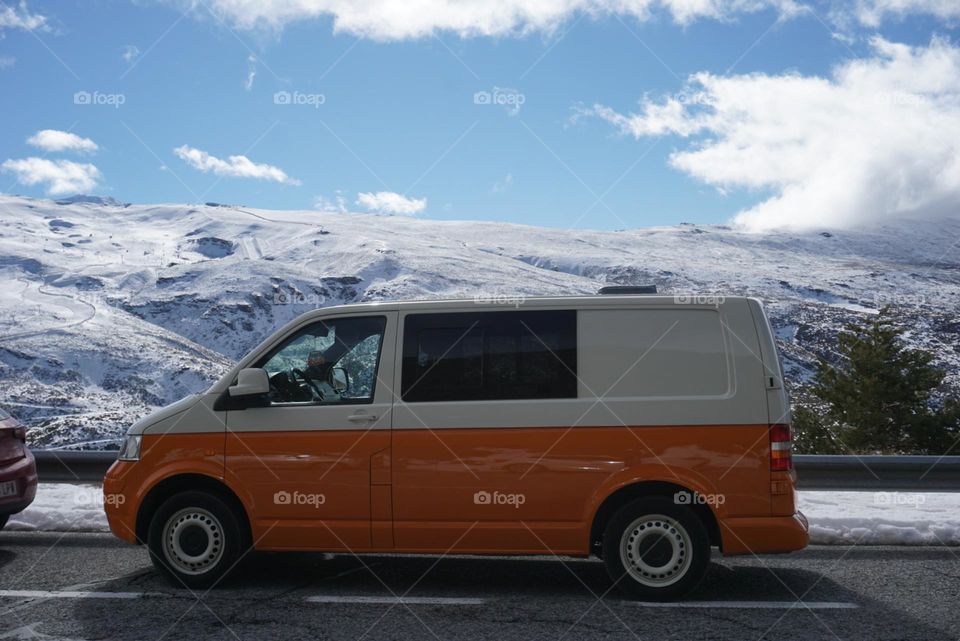 Car#colors#mountains#winter