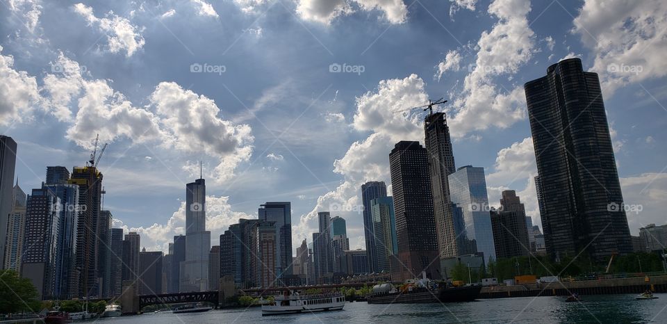 Chicago from river