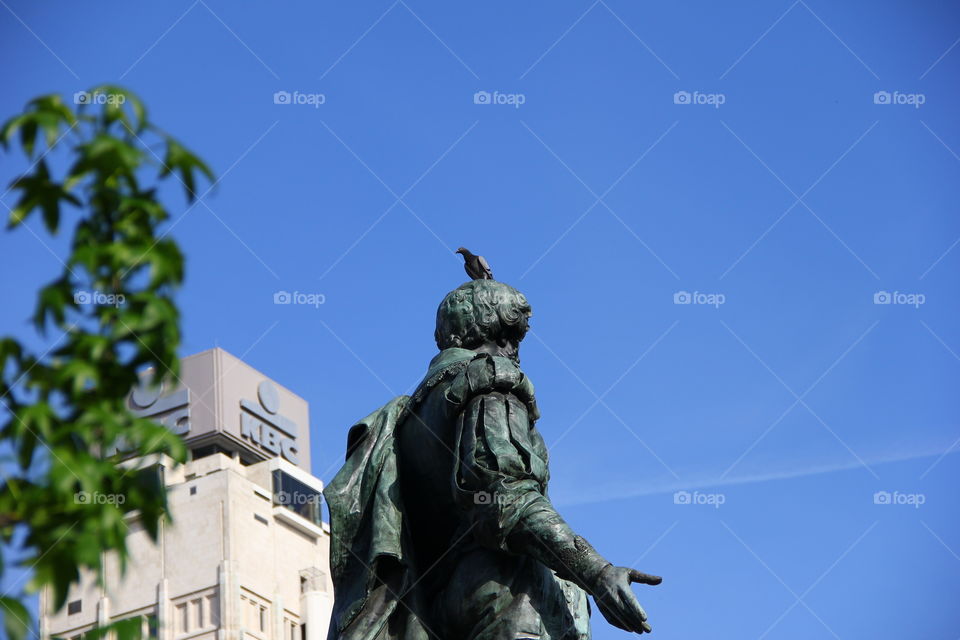 the statue and the bird