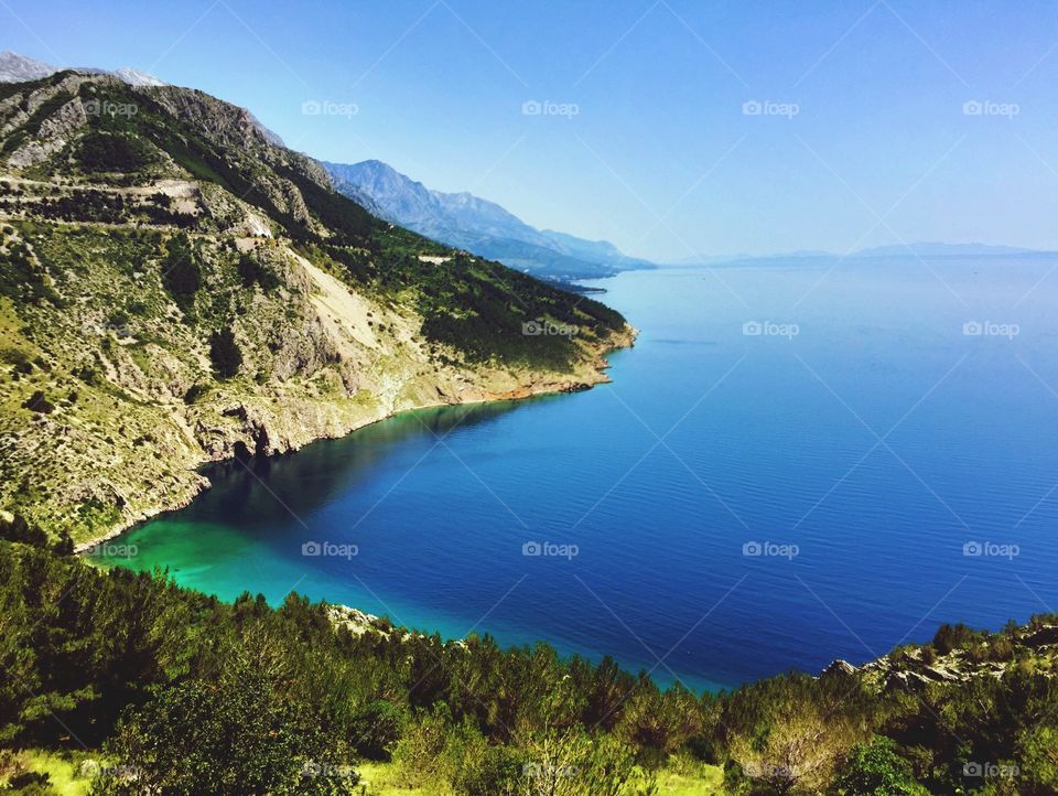 Croatia coast scenery