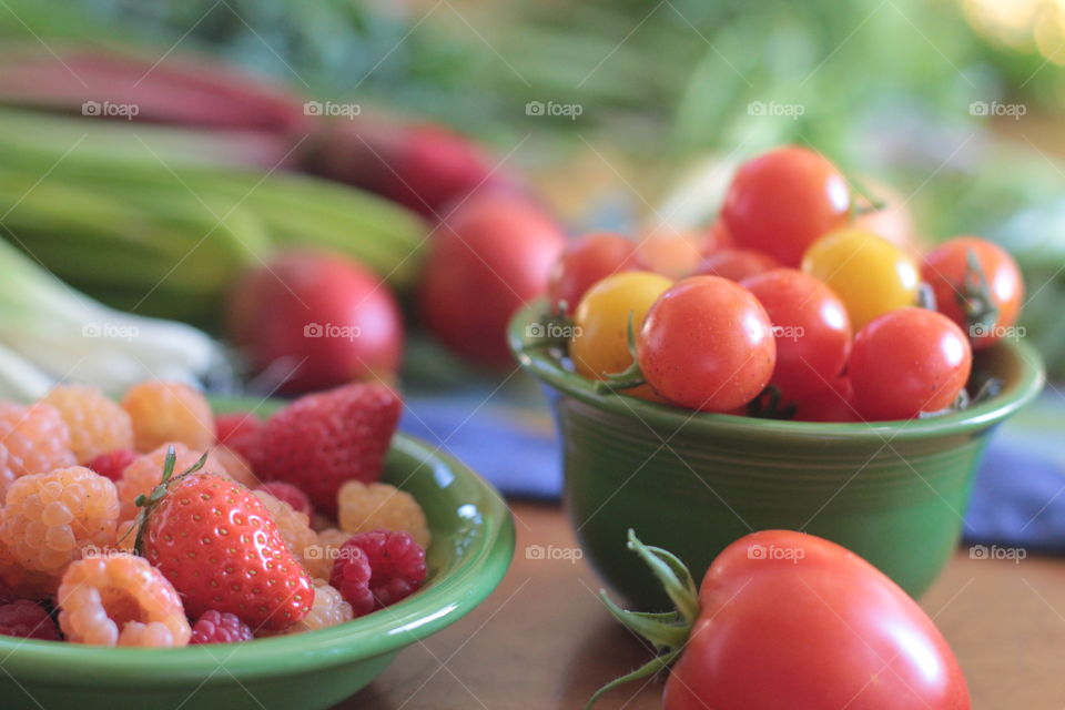 Fresh fall garden harvest for cooking. 