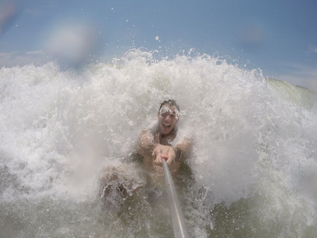 Into the wave