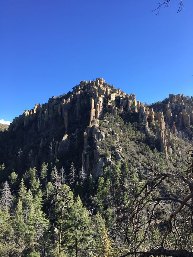Arizona stacked rock mountain