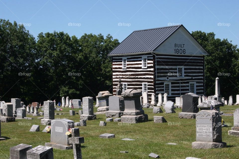 Old cemetery church