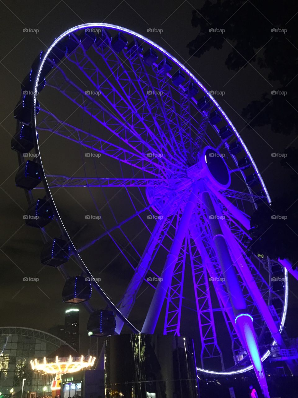 Centennial wheel at Navy Pier evening time