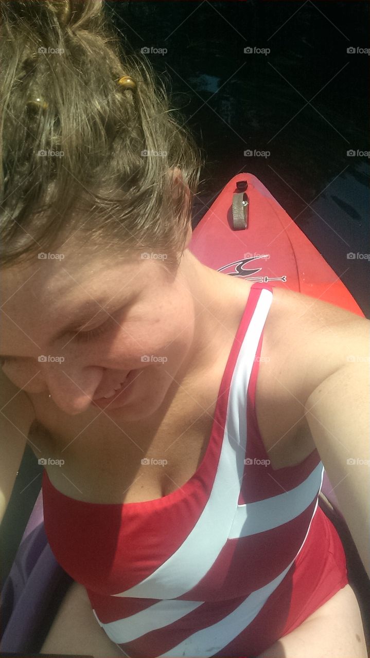 Girl on Kayak