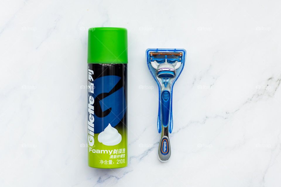 Gillette products for shaving