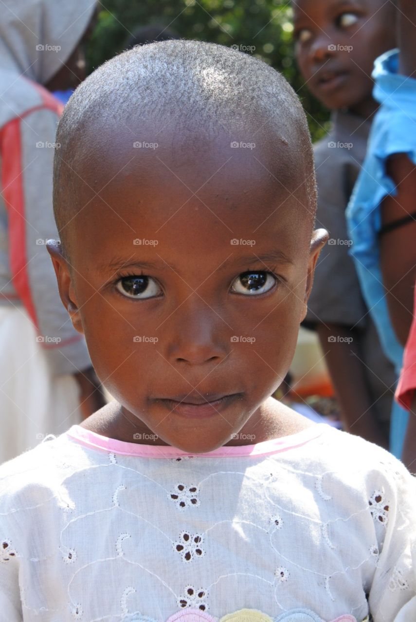 Beautiful eyes . Africa children 