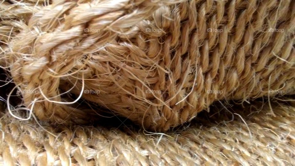 sisal fiber crochet fabric