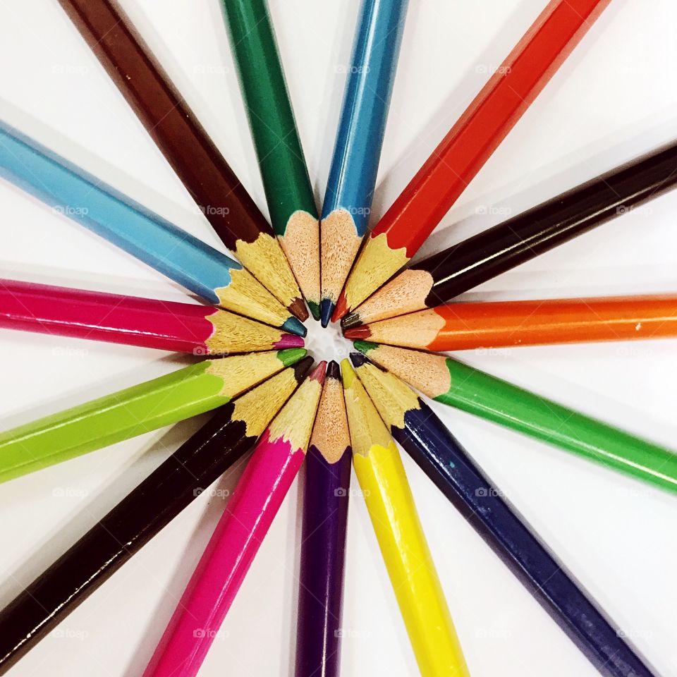 Colorful pencils 