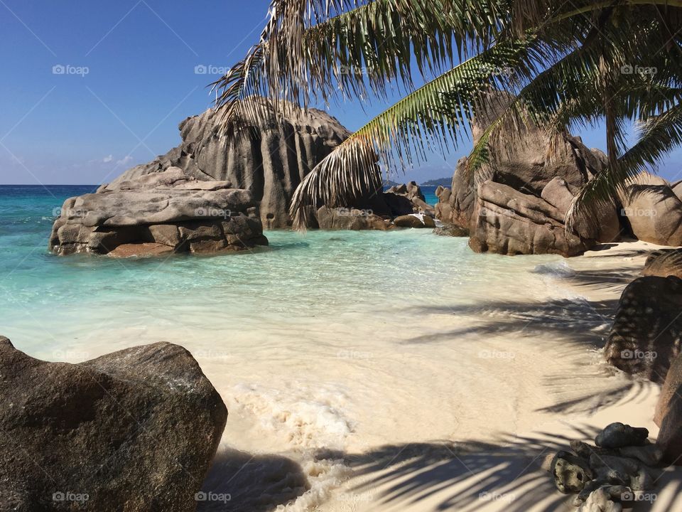 Dreamstime - Beautiful Seychelles beach on La Digue