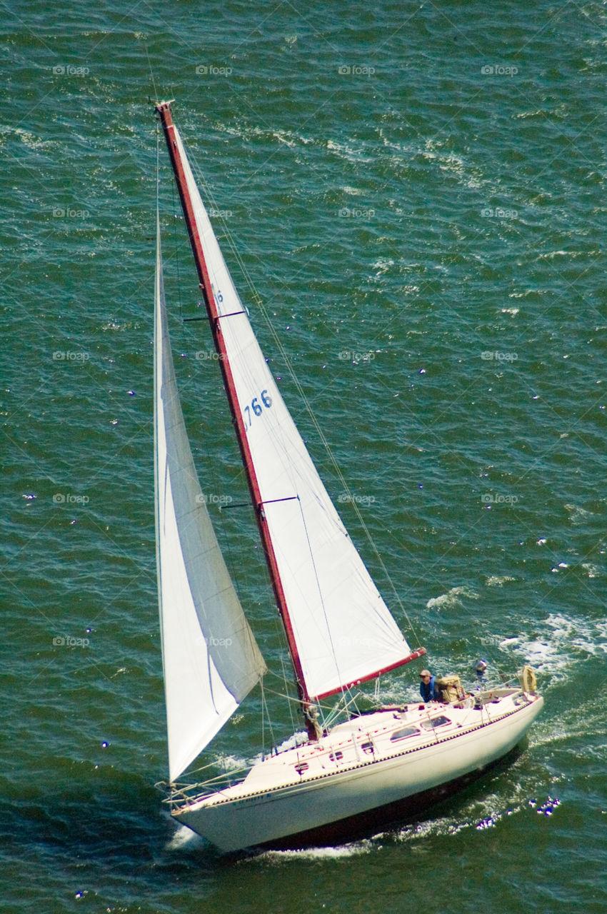 ocean sea sailboat sailing by bushler14