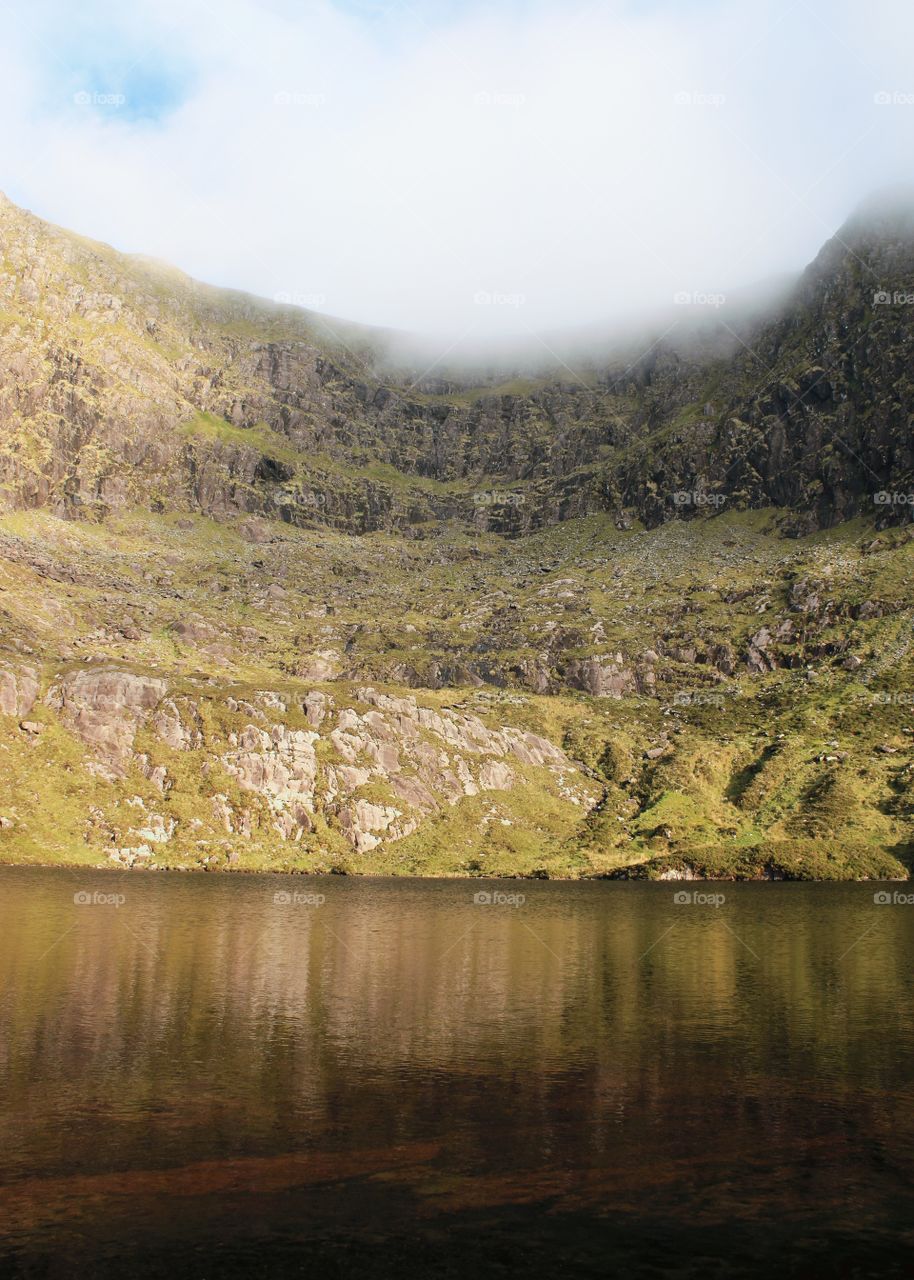 View, ireland, mountains, lake,