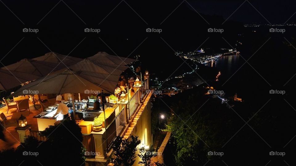 Ravello at night great view 