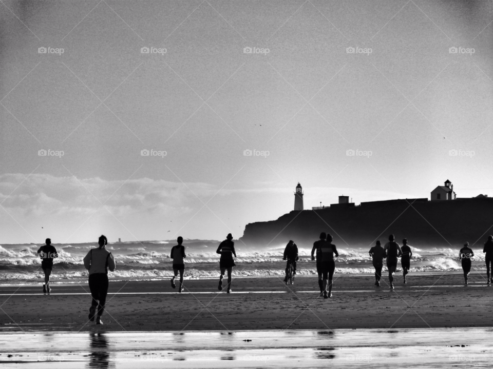 blyth sport beach people by Raid1968