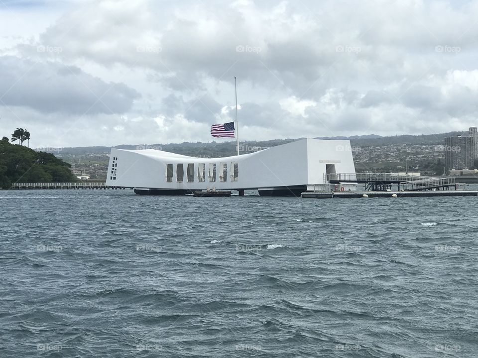 Arizona Memorial, Pearl Harbor, Hawaii. 