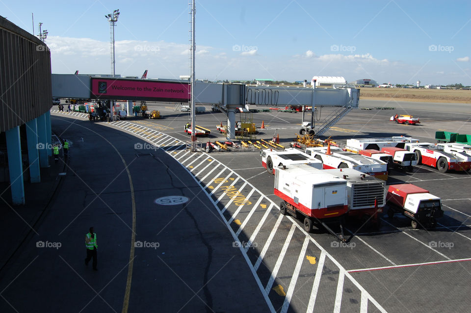 Nairobi Airport Africa.