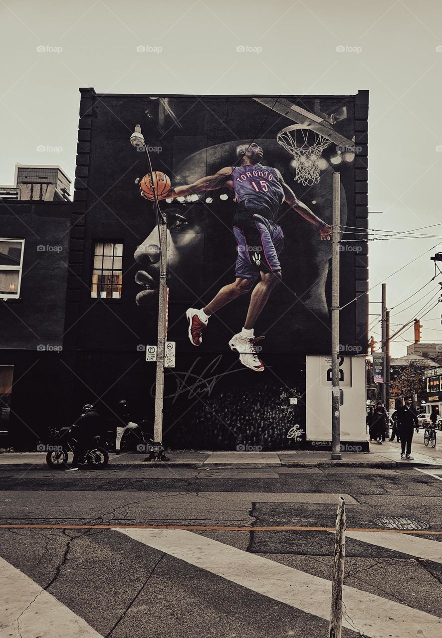 Vincent Carter's Mural, Streets of Toronto