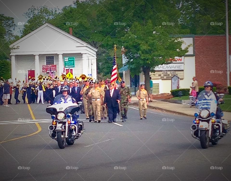 Parade . Our local veterans 