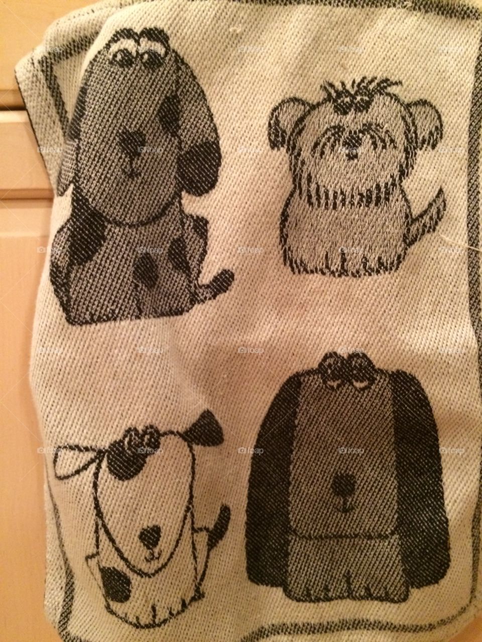 Dog kitchen towel