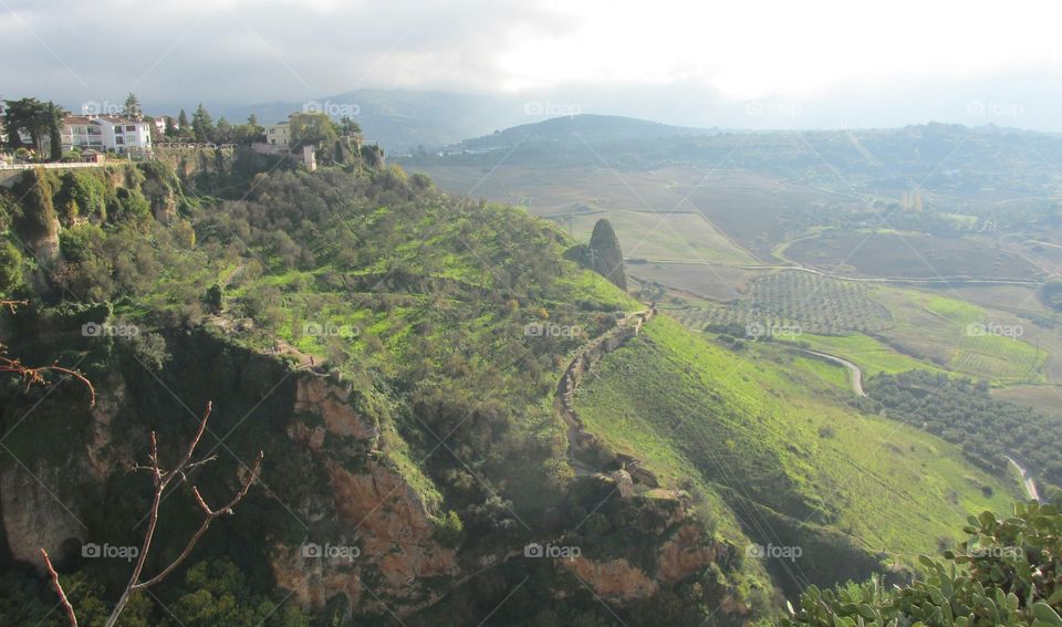 Landscape in Ronda. Discover Malaga. Explore Spain