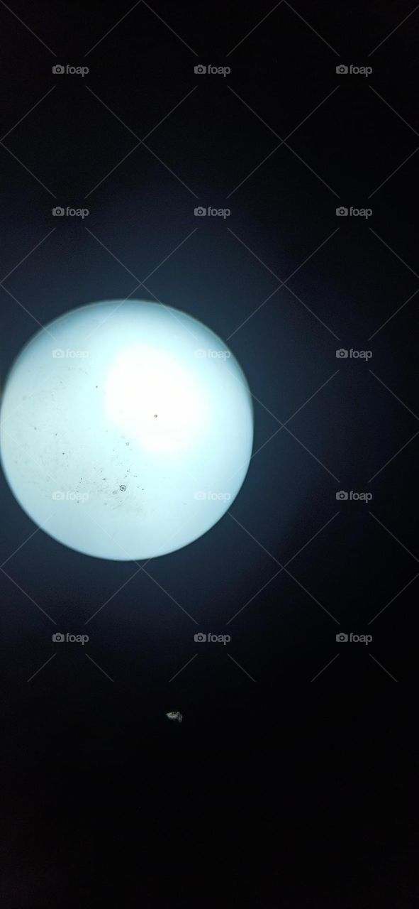 As if the moon been close-up