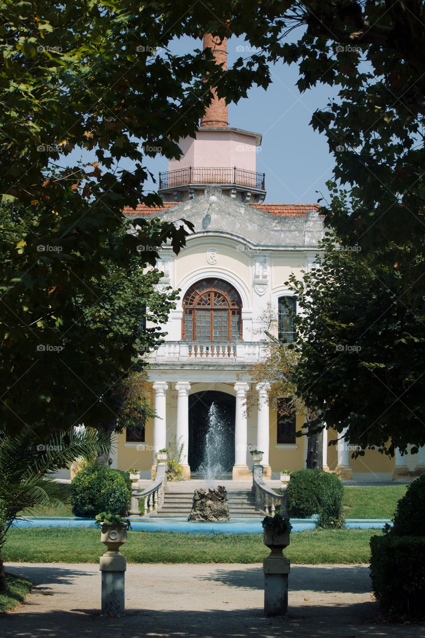 Hotel entrance in Portugal 