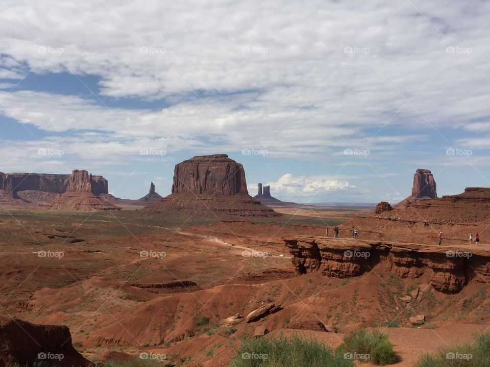 View of rock formation