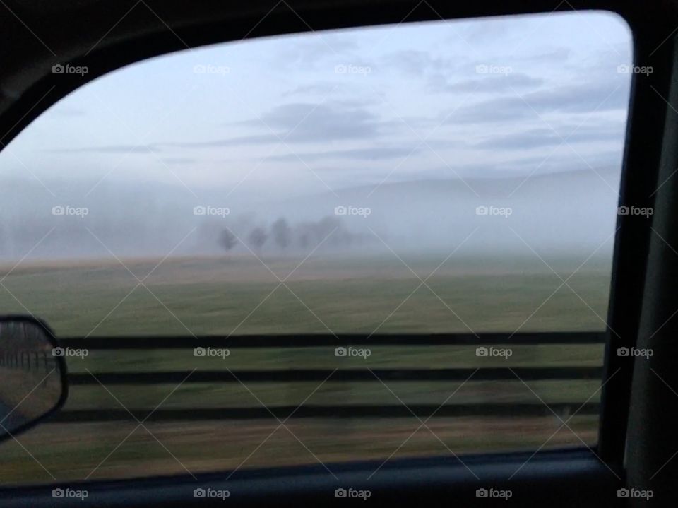 Foggy ride to work 