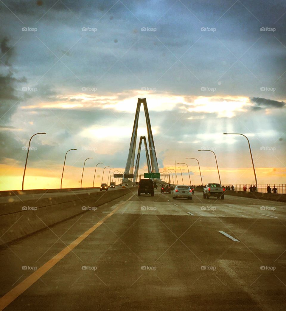 Into the Light-Cooper River Bridge, Charleston SC